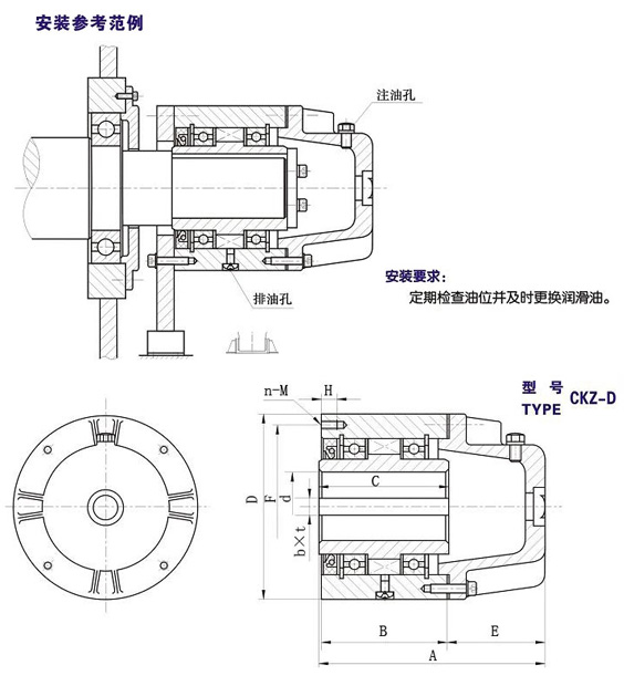 CKZ-D楔塊式超越小优视频APP下载結構圖